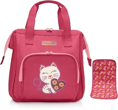 HappyVk pañalera de gatito con cambiador