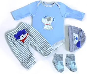 Conjunto niño cachorros 4 piezas (43-55 cm)