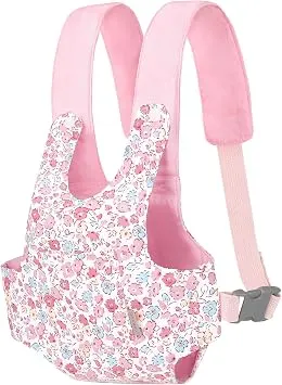 Gagaku portabebé de muñeca (flores rosa)